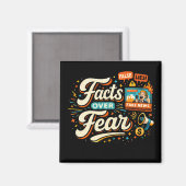 Fakten statt Angst Magnet (Vorderseite/Rückseite)