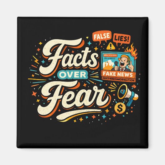 Fakten statt Angst Magnet (Vorne)