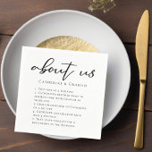 Fakten über die Niedliche trendy Typografie Serviette