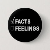 Fakten über Gefühle Button (Vorderseite)