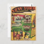 Fakten über New York Postkarte (Vorne/Hinten)