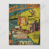 Fakten über Oklahoma Postkarte (Vorderseite)