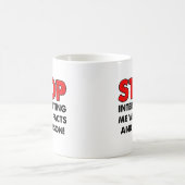 Fakten und Grund Funny Mug Kaffeetasse (Mittel)