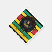 Fakten zum afrikanischen Foto Abschluss Serviette (Ecke)