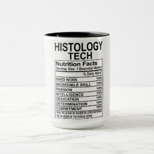 Fakten zur Histologie und Ernährung Tasse