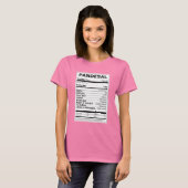 Fakten zur Pandesalernährung T-Shirt (Vorne ganz)