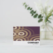 Faktor "O" Abstrakt Visitenkarte (Stehend Vorderseite)