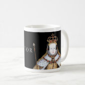 Faktor-Tasse Elizabeth I Rex Kaffeetasse (VorderseiteRechts)