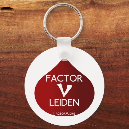 Faktor V Leiden Bewusstsein Schlüsselanhänger (Vorderseite)