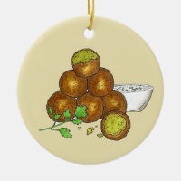 Falafel Balls Mittlerer Osten Chickpeas Ägypter