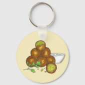 Falafel Balls Mittlerer Osten Chickpeas Ägypter Schlüsselanhänger (Vorderseite)