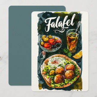 Falafel Hummus Fest: Bio gesund ح م ص ف ل ا ف ل Einladung