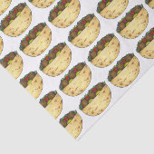 Falafel Pita Sandwich Food FoodieGift Tissue Seidenpapier (Ausschnitt)