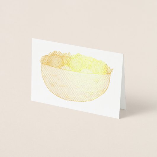 Falafel Pita Sandwich Mediterranean Food Feinschme Folienkarte (Vorderseite)