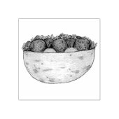 Falafel Pita Sandwich Mittelmeer Chickpeas Food Gummistempel (Prägung)