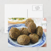 Falafel-Postkarte Postkarte (Vorne/Hinten)