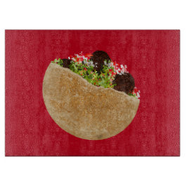 Falafel Sandwich Cutting Board Schneidebrett