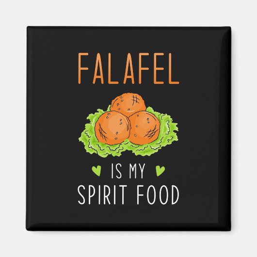 Falafel Spirit Food Magnet (Vorne)