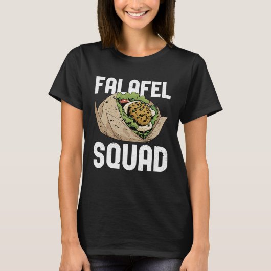 Falafel Squad Levantine Food Hummus T-Shirt (Vorderseite)