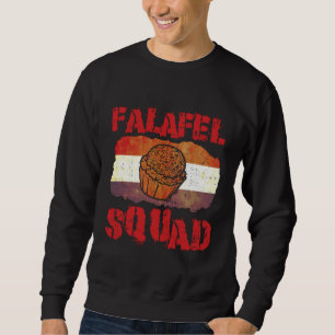 Falafel Squad levantinische Küche Koch Hummus Sweatshirt