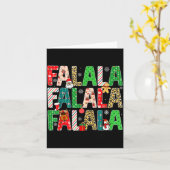 Falala Christmas Merry And Bright Christmas Ginger Karte (Gelbe Blume)