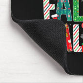 Falala Christmas Merry And Bright Christmas Ginger Mousepad (Ecke)