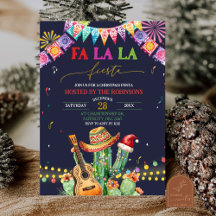 Falala Fiesta Christmas Cactus Holiday Party