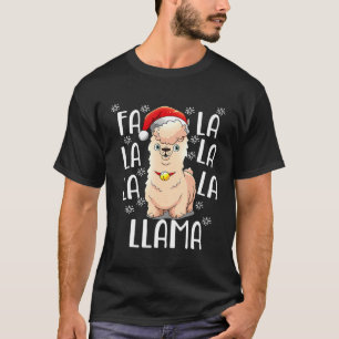 Falala Lama Weihnachtslied Frauen Kinder T-Shirt