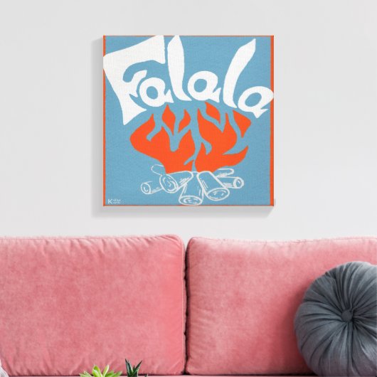 FaLaLa Leinwanddruck (Insitu (Wohnzimmer))