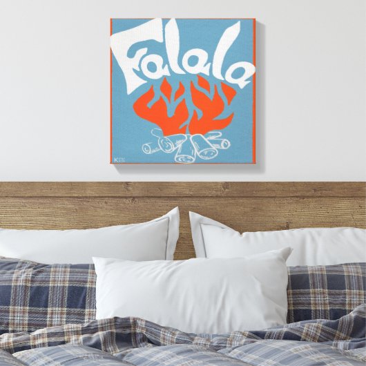 FaLaLa Leinwanddruck (Insitu (Schlafzimmer))