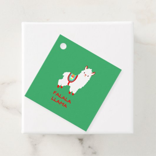 Falala Llama Weihnachtsfeiertag Geschenkanhänger (Beispiel)
