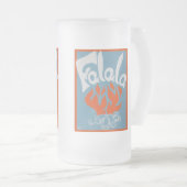 FaLaLa Mattglas Bierglas (VorderseiteRechts)