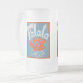 FaLaLa Mattglas Bierglas (Vorderseite Links)