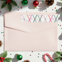 Falala Pastel Colors Schecktes Muster Weihnachten