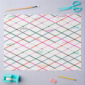 Falala Pastel Colors Schecktes Muster Weihnachten Seidenpapier (Basteln)