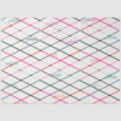 Falala Pastel Colors Schecktes Muster Weihnachten Seidenpapier (Vorderseite)