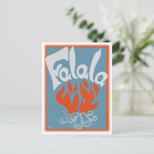 FaLaLa Postkarte (Stehend Vorderseite)