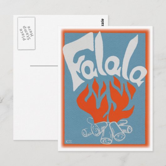 FaLaLa Postkarte (Vorne/Hinten)