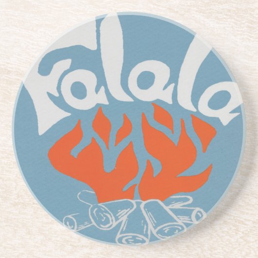 FaLaLa Sandstein Untersetzer (Vorne)