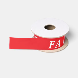 FALALA STYLISCH MODERN FROHE WEIHNACHTEN ROTE FARB SATINBAND