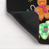 Falala Sublimation Gingerbread Preppy Christmas Co Mousepad (Ecke)
