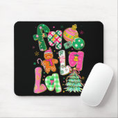 Falala Sublimation Gingerbread Preppy Christmas Co Mousepad (Mit Mouse)