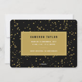 Falalala Gold Ombre Script Spaß Weihnachten Foto (Rückseite)