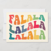 Falalala Groovy Wavy Bunte Weihnachten (Vorderseite)