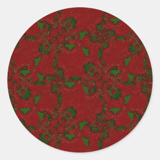 Falalala Runder Aufkleber (Vorderseite)