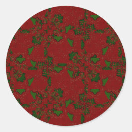 Falalala Runder Aufkleber