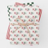 FALALALA VIBES Urlaub Geschenkpapier Set (Beispiel)