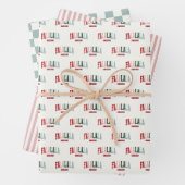 FALALALA VIBES Urlaub Geschenkpapier Set (Beispiel)