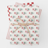 FALALALA VIBES Urlaub Geschenkpapier Set (Beispiel)