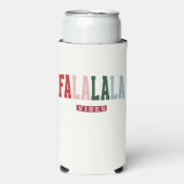 FALALALA VIBES Urlaub Selters Dosenkühler (Seltzer Vorderseite)
